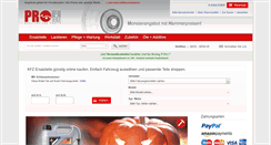Desktop Screenshot of profiteile.de